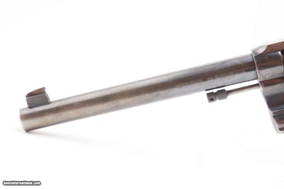 Scarce COLT “New Service” FLATTOP Target Model C&R .44 S&W RUSSIAN Revolver LARGE Double Action with 7 1/2” Barrel - Image 5 of 19