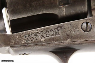 1920 mfg. COLT Single Action Army “PEACEMAKER” .38 WCF C&R Revolver HOLSTER .38 WCF Colt 6-Shooter Made in the ROARING TWENTIES - Image 8 of 22