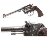 Scarce COLT “New Service” FLATTOP Target Model C&R .44 S&W RUSSIAN Revolver LARGE Double Action with 7 1/2” Barrel