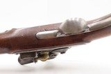 MEXICAN-AMERICAN WAR Antique R. JOHNSON U.S. M1836 .54 FLINTLOCK Pistol
STANDARD ISSUE Used Into the AMERICAN CIVIL WAR - 13 of 21