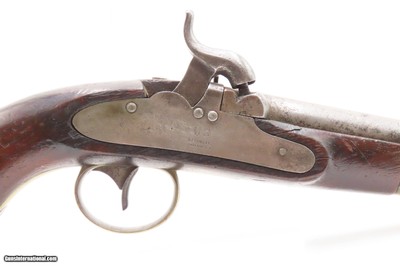 VERY Scarce RIFLED BORE Henry DERINGER U.S. Model 1842 NAVY Pistol USN .541 of only 200 Rifled Model 1842 Pistols Accepted by the Navy - Image 4 of 18