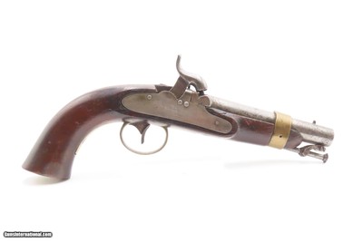 VERY Scarce RIFLED BORE Henry DERINGER U.S. Model 1842 NAVY Pistol USN .541 of only 200 Rifled Model 1842 Pistols Accepted by the Navy - Image 2 of 18
