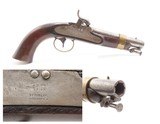 VERY Scarce RIFLED BORE Henry DERINGER U.S. Model 1842 NAVY Pistol USN .54
1 of only 200 Rifled Model 1842 Pistols Accepted by the Navy