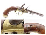 1780 Dated REVOLUTIONARY WAR Era French CHARLEVILLE M1777 FLINTLOCK Pistol
Predecessor to the First U.S. Martial Pistol