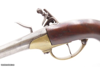 1811 Date NAPOLEONIC WARS French CHARLEVILLE M1777 Pattern FLINTLOCK Pistol Predecessor to the First U.S. Martial Pistol - Image 17 of 18