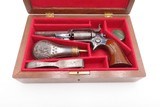 c1857 mfr. Antique Pre-CIVIL WAR COLT M1855 ROOT Sidehammer POCKET Revolver With INDIAN-SETTLER FIGHT Cylinder Scene - 4 of 20