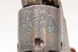 c1854 mfr. CASED Antique SAM COLT Model 1849 POCKET Revolver Pre-CIVIL WAR With Stage Coach Robbery Cylinder Scene - 18 of 22