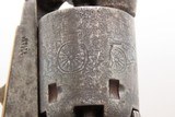 c1854 mfr. CASED Antique SAM COLT Model 1849 POCKET Revolver Pre-CIVIL WAR With Stage Coach Robbery Cylinder Scene - 10 of 22