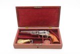 c1854 mfr. CASED Antique SAM COLT Model 1849 POCKET Revolver Pre-CIVIL WAR With Stage Coach Robbery Cylinder Scene - 3 of 22