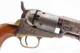 c1854 mfr. CASED Antique SAM COLT Model 1849 POCKET Revolver Pre-CIVIL WAR With Stage Coach Robbery Cylinder Scene - 21 of 22