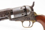 c1854 mfr. CASED Antique SAM COLT Model 1849 POCKET Revolver Pre-CIVIL WAR With Stage Coach Robbery Cylinder Scene - 7 of 22