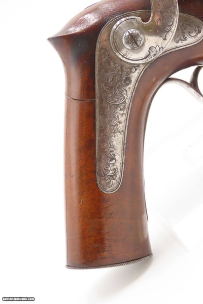 c1850s BRACE of FRENCH TARGET Pistols by GASTINNE-RENETTE Cased & Engraved.41 Caliber Percussion Matched Set - Image 7 of 25