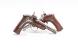 c1850s BRACE of FRENCH TARGET Pistols by GASTINNE-RENETTE Cased & Engraved
.41 Caliber Percussion Matched Set - 23 of 25