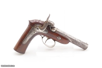 c1850s BRACE of FRENCH TARGET Pistols by GASTINNE-RENETTE Cased & Engraved.41 Caliber Percussion Matched Set - Image 9 of 25