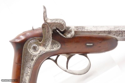 c1850s BRACE of FRENCH TARGET Pistols by GASTINNE-RENETTE Cased & Engraved.41 Caliber Percussion Matched Set - Image 24 of 25