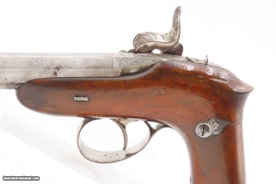 c1850s BRACE of FRENCH TARGET Pistols by GASTINNE-RENETTE Cased & Engraved.41 Caliber Percussion Matched Set - Image 14 of 25