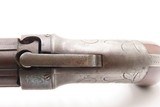 GOLD RUSH Era ALLEN & THURBER Antique WORCHESTER Period PEPPERBOX RevolverENGRAVED First DA Revolving Percussion Pistol - 13 of 21