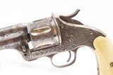 Antique MERWIN, HULBERT & Co. SA Large Frame “Frontier” w/ANTIQUE IVORIES
ENGRAVED Single Action Revolver ANTIQUE IVORY GRIP - 4 of 17