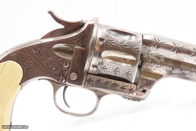 Antique MERWIN, HULBERT & Co. SA Large Frame “Frontier” w/ANTIQUE IVORIESENGRAVED Single Action Revolver ANTIQUE IVORY GRIP - Image 16 of 17