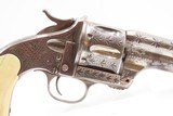 Antique MERWIN, HULBERT & Co. SA Large Frame “Frontier” w/ANTIQUE IVORIES
ENGRAVED Single Action Revolver ANTIQUE IVORY GRIP - 16 of 17