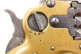 RARE Antique WILLIAM W. MARSTON Three Barrel .32 RF DERINGER Pocket PistolCIVIL WAR ERA Triple Barrel Superposed Pistol - 14 of 18