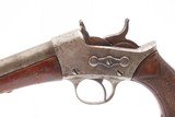 Antique Commercial REMINGTON 1871 ARMY .50 CF ROLLING BLOCK Pistol BIG BORE SCARCE; 1 of an Estimated 6,000 Manufactured - 4 of 17