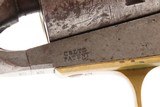 RARE Early Production CIVIL WAR Antique COLT M1861 NAVY Percussion Revolver Produced in 1861 with MATCHING SERIAL NUMBERS - 6 of 21