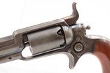 c1855 mfr. Antique Pre-CIVIL WAR COLT M1855 ROOT Sidehammer POCKET Revolver With Clear Indian & Settler Cabin Fight Cylinder Scene - 17 of 18