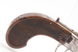 Antique EUROPEAN “Tap Action” DOUBLE BARREL Superposed .41 FLINTLOCK Pistol Very Nice ENGRAVED LATE 1700S to EARLY 1800s! - 14 of 16