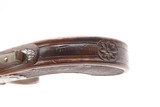 Antique EUROPEAN “Tap Action” DOUBLE BARREL Superposed .41 FLINTLOCK Pistol Very Nice ENGRAVED LATE 1700S to EARLY 1800s! - 6 of 16
