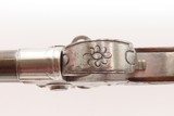 Antique EUROPEAN “Tap Action” DOUBLE BARREL Superposed .41 FLINTLOCK Pistol Very Nice ENGRAVED LATE 1700S to EARLY 1800s! - 11 of 16