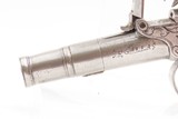Engraved SEGALLAS Antique British BOX LOCK FLINTLOCK Metal POCKET Pistol
Mid-18th Century POCKET or BELT Pistol - 5 of 17