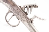 Engraved SEGALLAS Antique British BOX LOCK FLINTLOCK Metal POCKET Pistol
Mid-18th Century POCKET or BELT Pistol - 16 of 17