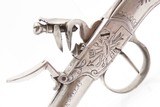 Engraved SEGALLAS Antique British BOX LOCK FLINTLOCK Metal POCKET Pistol
Mid-18th Century POCKET or BELT Pistol - 4 of 17