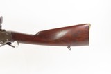 RARE Antique AMERICAN Civil War SHARPS & HANKINS M1862 NAVY Carbine w/COVER WITH ORIGINAL LEATHER BARREL JACKET - 3 of 22