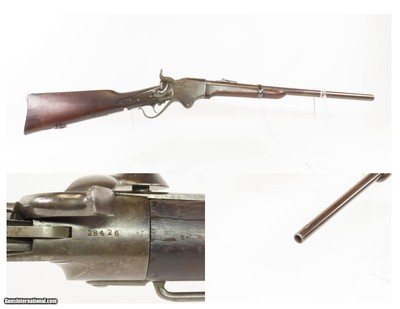 CIVIL WAR/FRONTIER Antique U.S. BURNSIDE M1865 SPENCER Saddle Ring CARBINE
CAVALRY Saddle Ring Carbine BREECH LOADER