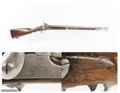c1853 mfr. Antique U.S. SPRINGFIELD ARMORY Model 1847 MUSKETOON Pre-AMERICAN CIVIL WAR