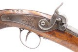 c1853 mfr. SPANISH Antique MANUEL ORBEA Belt Hook MARTIAL Pistol 70 Caliber w/BELT HOOK & LANYARD RING - 4 of 20