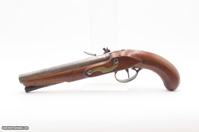 ENGRAVED British PAIR of I. SPENCER Antique Belt FLINTLOCK PistolsEarly-1800s Self Defense Flintlock Pistols - Image 14 of 24
