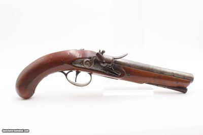 ENGRAVED British PAIR of I. SPENCER Antique Belt FLINTLOCK PistolsEarly-1800s Self Defense Flintlock Pistols - Image 2 of 24