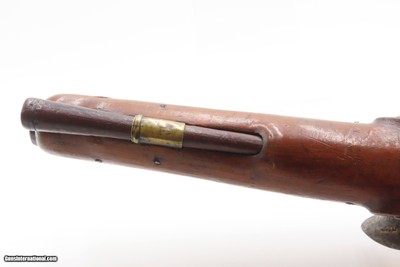 ENGRAVED British PAIR of I. SPENCER Antique Belt FLINTLOCK PistolsEarly-1800s Self Defense Flintlock Pistols - Image 13 of 24