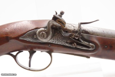 ENGRAVED British PAIR of I. SPENCER Antique Belt FLINTLOCK PistolsEarly-1800s Self Defense Flintlock Pistols - Image 20 of 24