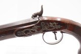 1804 SILVER Hallmark Antique Joseph MANTON Pistol Large Ornate Set Trigger
ENGRAVED with CAST SILVER HARDWARE - 5 of 20