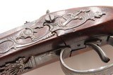 1804 SILVER Hallmark Antique Joseph MANTON Pistol Large Ornate Set Trigger
ENGRAVED with CAST SILVER HARDWARE - 3 of 20