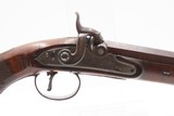 1804 SILVER Hallmark Antique Joseph MANTON Pistol Large Ornate Set Trigger
ENGRAVED with CAST SILVER HARDWARE - 15 of 20