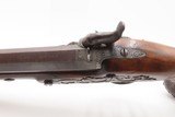 1804 SILVER Hallmark Antique Joseph MANTON Pistol Large Ornate Set Trigger
ENGRAVED with CAST SILVER HARDWARE - 7 of 20