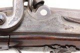 1804 SILVER Hallmark Antique Joseph MANTON Pistol Large Ornate Set Trigger
ENGRAVED with CAST SILVER HARDWARE - 16 of 20