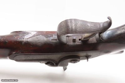 LIVERPOOL British Antique EDWARD PATRICK Saw Handle Target PistolPERCUSSION .50 Caliber Rifled Bore Set Trigger - Image 4 of 19