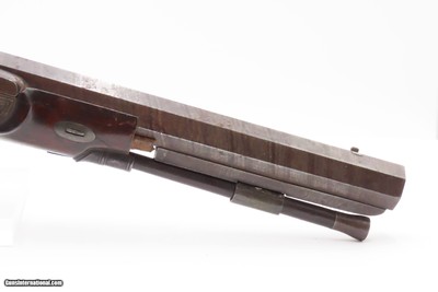 LIVERPOOL British Antique EDWARD PATRICK Saw Handle Target PistolPERCUSSION .50 Caliber Rifled Bore Set Trigger - Image 7 of 19