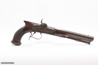 LIVERPOOL British Antique EDWARD PATRICK Saw Handle Target PistolPERCUSSION .50 Caliber Rifled Bore Set Trigger - Image 8 of 19
